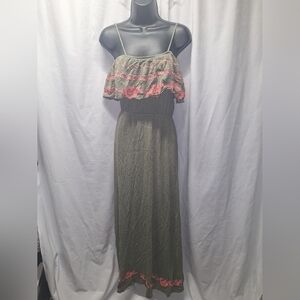 Miami small maxi off shoulder dress